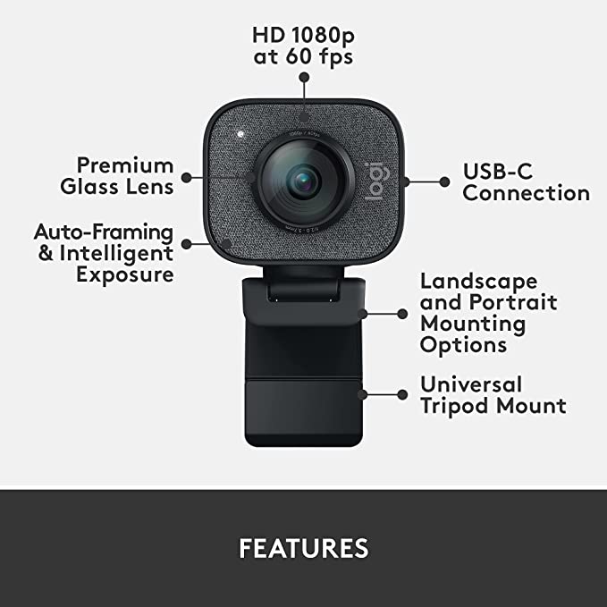 Logitech StreamCam Premium Webcam - Dynamic Setups