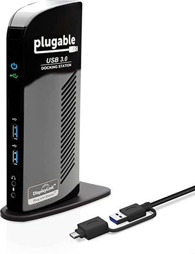 Plugable Technologies Plugable Tbt3 Dual Display Dock 96w Pd