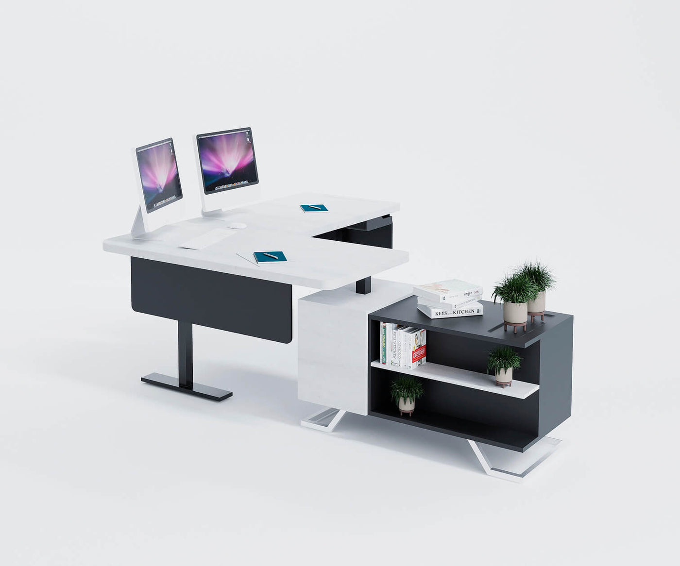 Height Adjustable Executive Desk - Direction Desk - Dynamic Setups