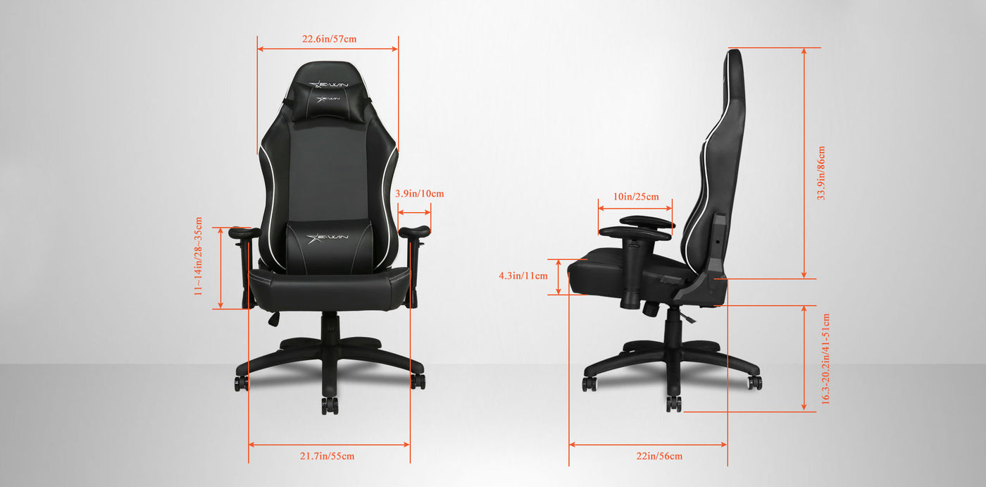 Ewin Gaming Chair - EWin Knight Series Ergonomic Office - Dynamic Setups